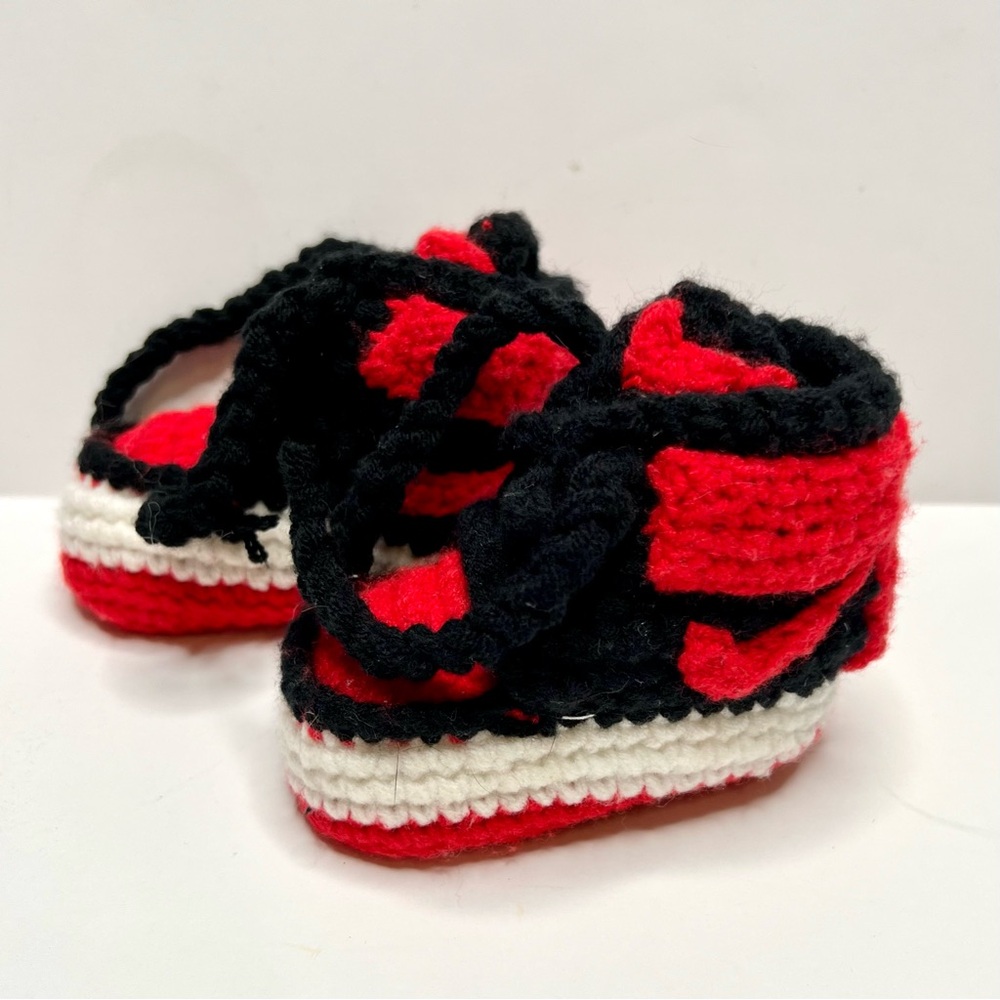 Crochet Retro 1 Baby Booties